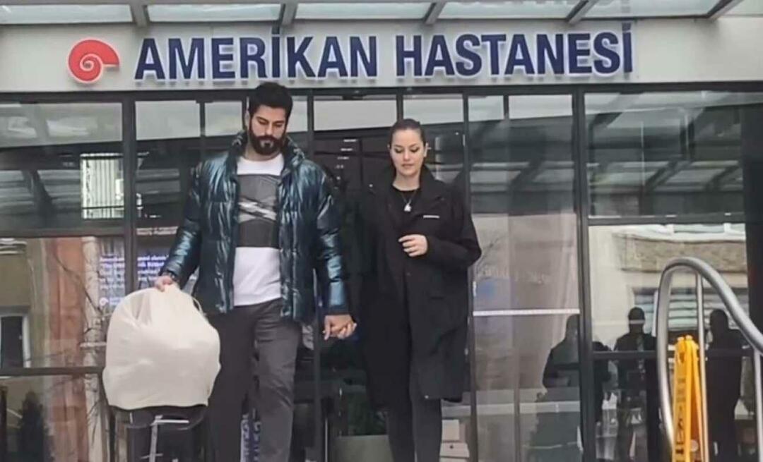 Fahriye Evcen e Burak Özçivit Kerem foram flagrados com o bebê pela primeira vez! olha com quem ela se parece