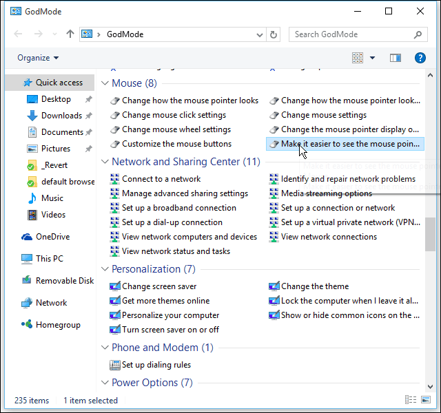 Como ativar o modo Deus oculto no Windows 10