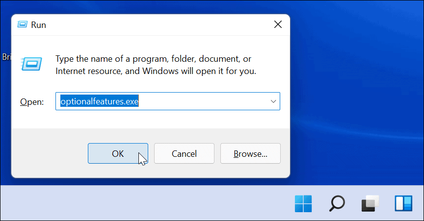 recursos opcionais Windows 11