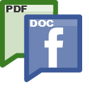 Conversor de PDF para Word - disponível no Facebook