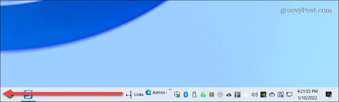 Como centralizar a barra de tarefas do Windows 10