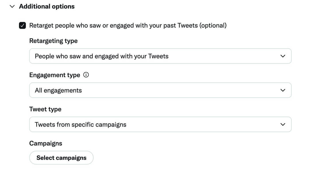 como-escalar-twitter-ads-expandir-seu-público-alvo-camada-mais-additive-targeting-existing-audiences-ads-manager-built-in-retargeting-option-example-14