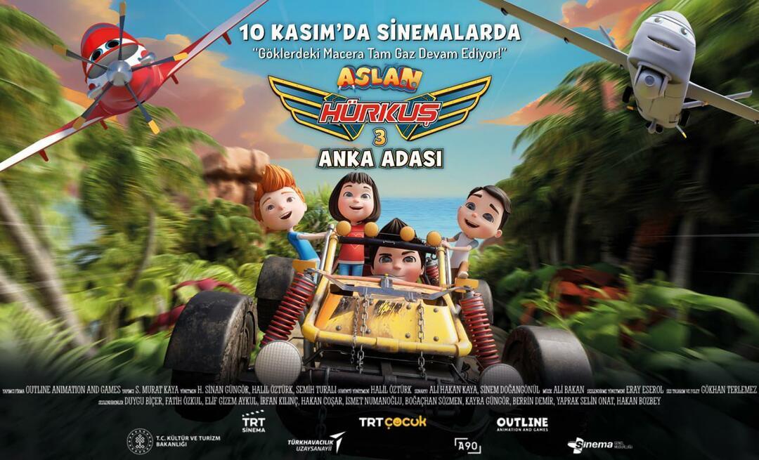 Boas notícias para os amantes da animação! 'Aslan Hürkuş 3: Ilha Anka' é lançado