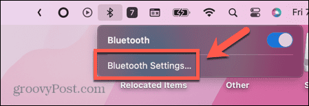 configurações do mac bluetooth