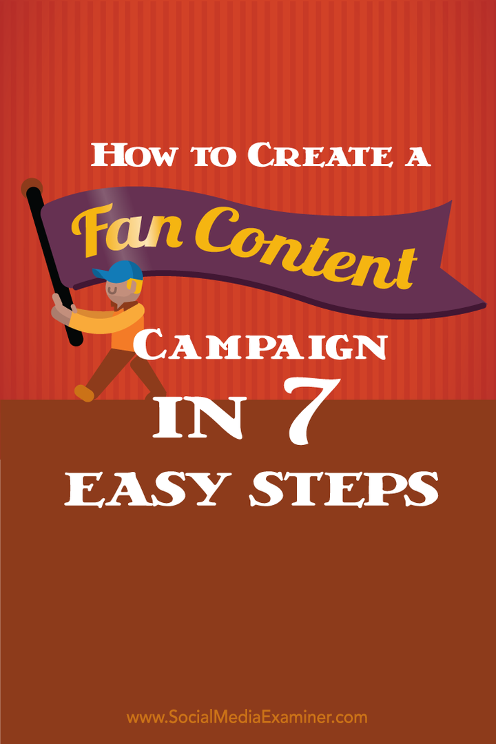 como criar uma campanha de conteúdo para fãs