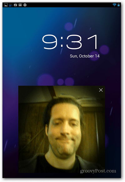 Desbloqueio facial Nexus 7