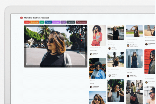 O Pinterest construiu sua tecnologia de pesquisa visual na extensão do navegador Pinterest para o Chrome.