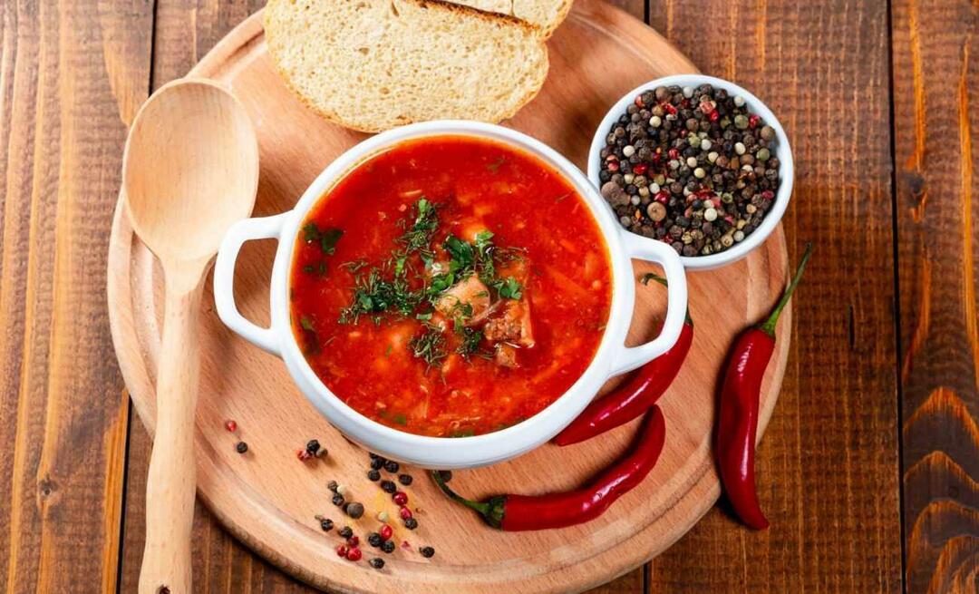 Como fazer sopa de pimenta? Como fazer sopa de pimenta vermelha? receita de sopa de pimenta verde