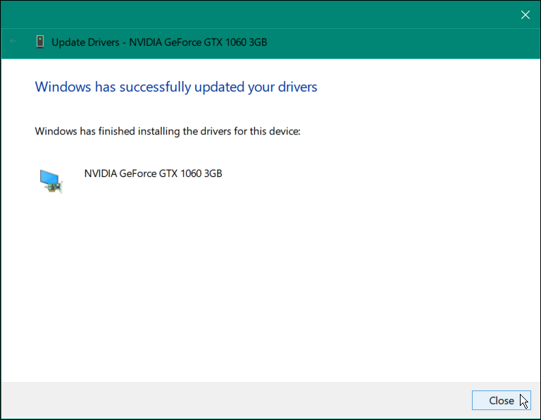 fechar instalar drivers de dispositivo manualmente no Windows