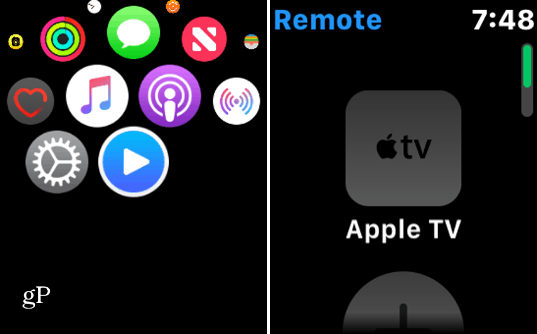 Conecte o Apple Watch ao Apple TV