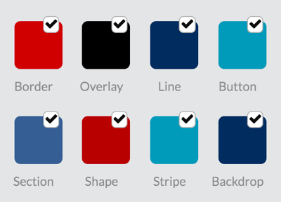 Escolha as cores de layout para o seu projeto RelayThat.