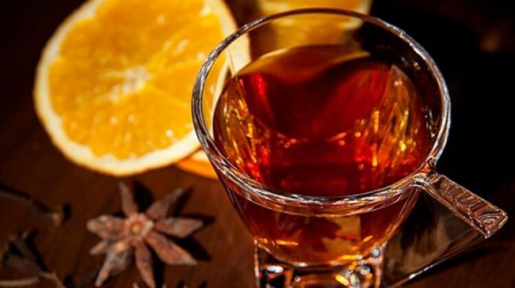 Deliciosa receita de chá de inverno laranja