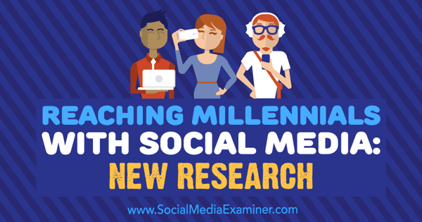 Alcançando a geração Y com as mídias sociais: nova pesquisa de Michelle Krasniak no examinador de mídias sociais.