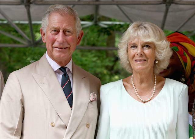 Rei Charles e sua esposa Camilla