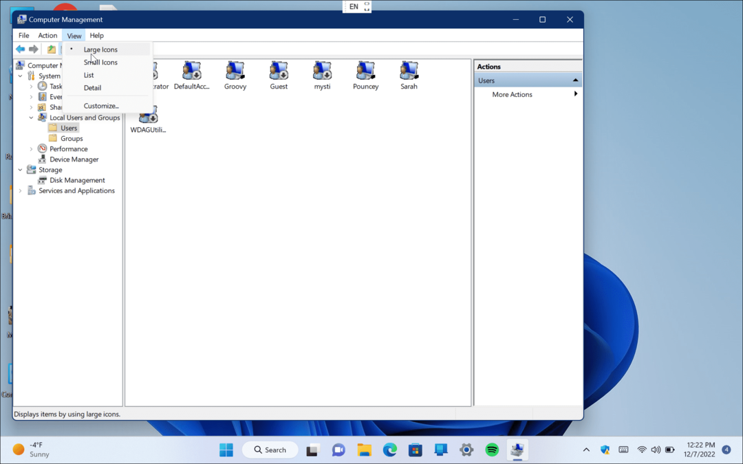 Exibir todas as contas de usuário no Windows 11