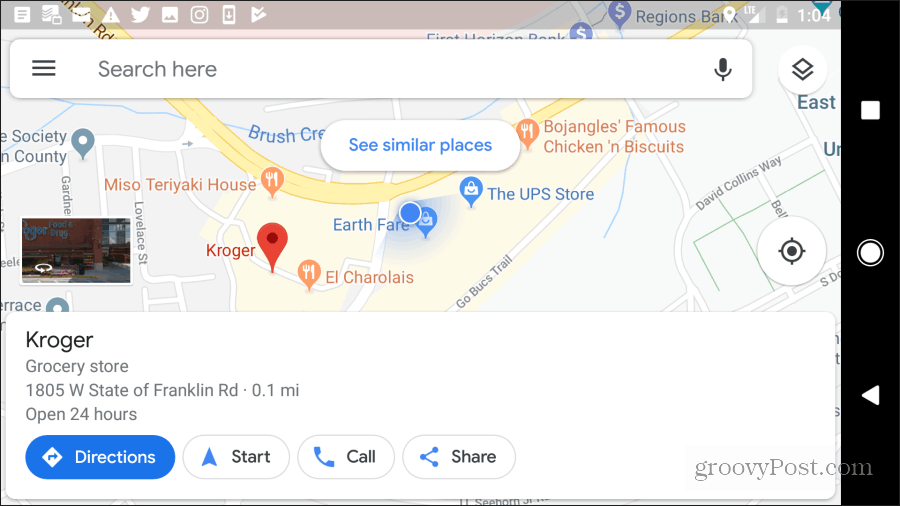 direções a pé do google maps