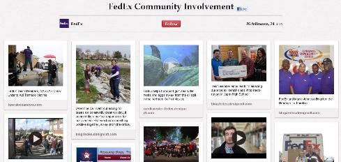 envolvimento da comunidade fedex