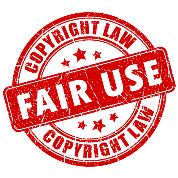 A doutrina do uso justo permite determinado uso de imagens e conteúdo, desde que esse uso não impeça os direitos do autor.