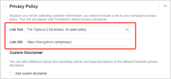 Como usar anúncios de leads do Facebook para mais clientes em potencial: examinador de mídia social