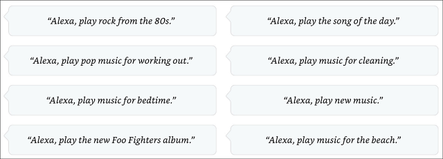 Alexa Music Commands