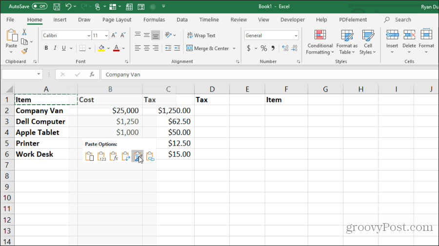 copiar formatação no excel