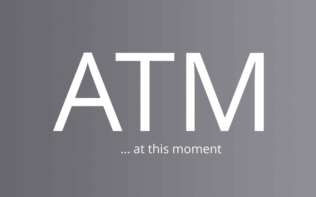 O que significa ATM e como devo usá-lo?