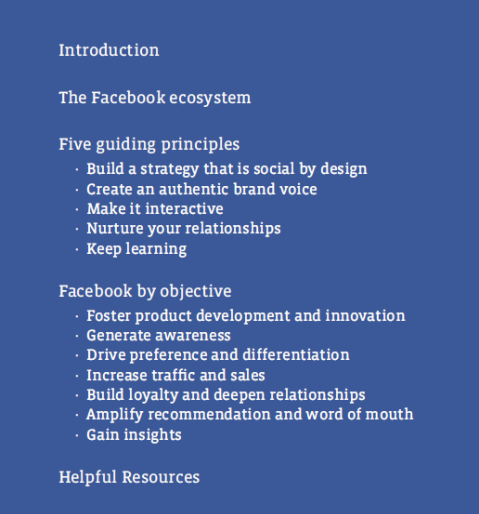 guia de marketing do facebook