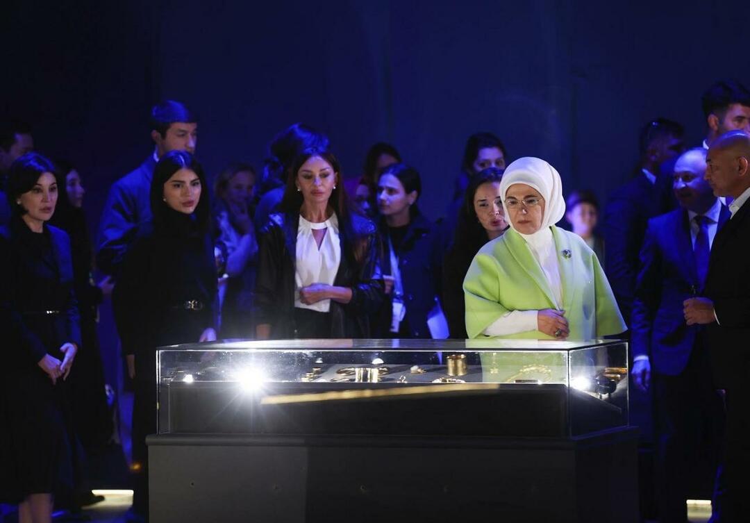 Emine Erdoğan se reuniu com as esposas dos líderes