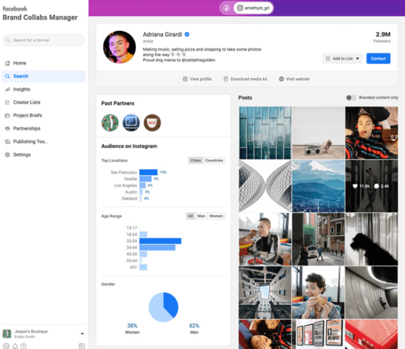 Instagram Brand Collab Manager e Pinterest Trends Tool: Social Media Examiner