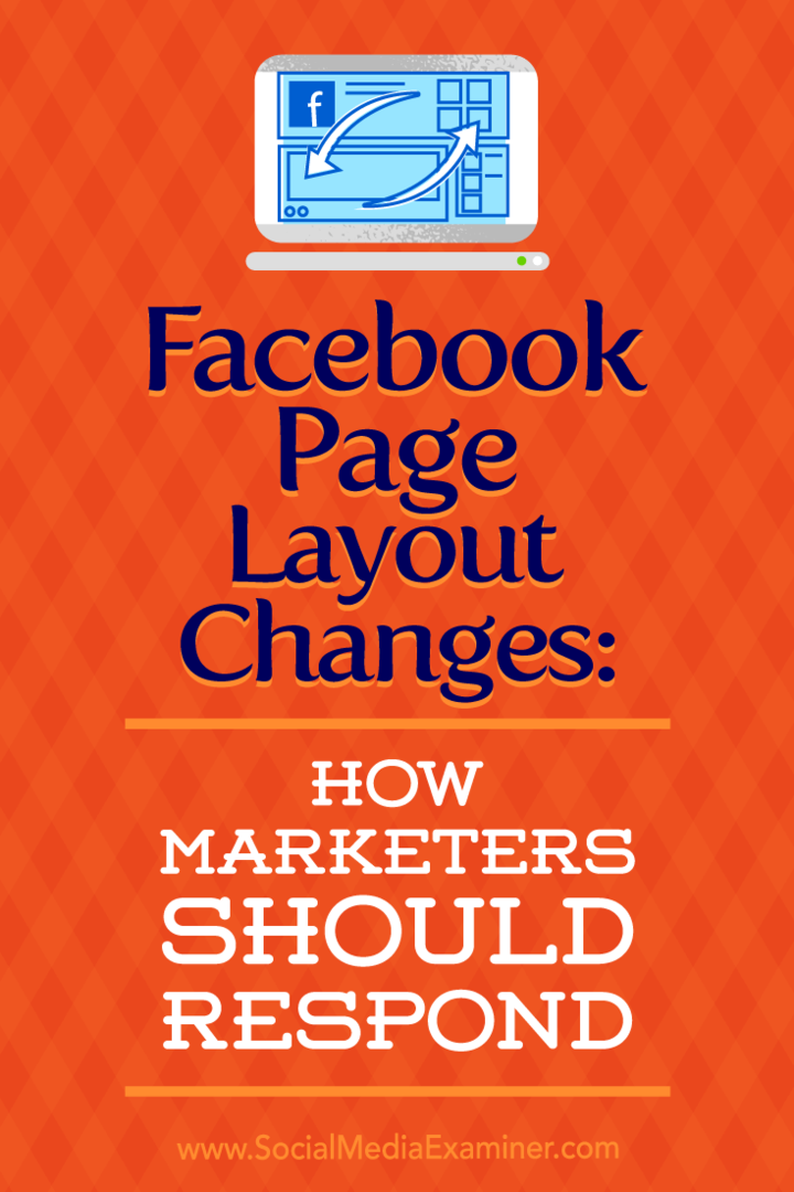 Mudanças no layout da página do Facebook: como os profissionais de marketing devem responder: examinador de mídia social