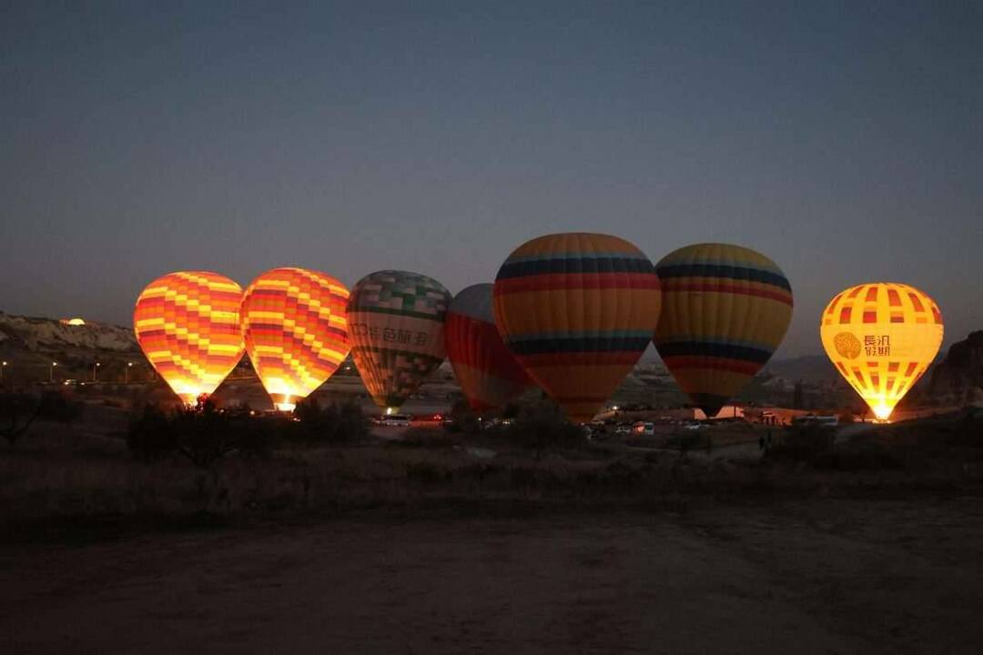 550 mil turistas observaram a Capadócia do céu