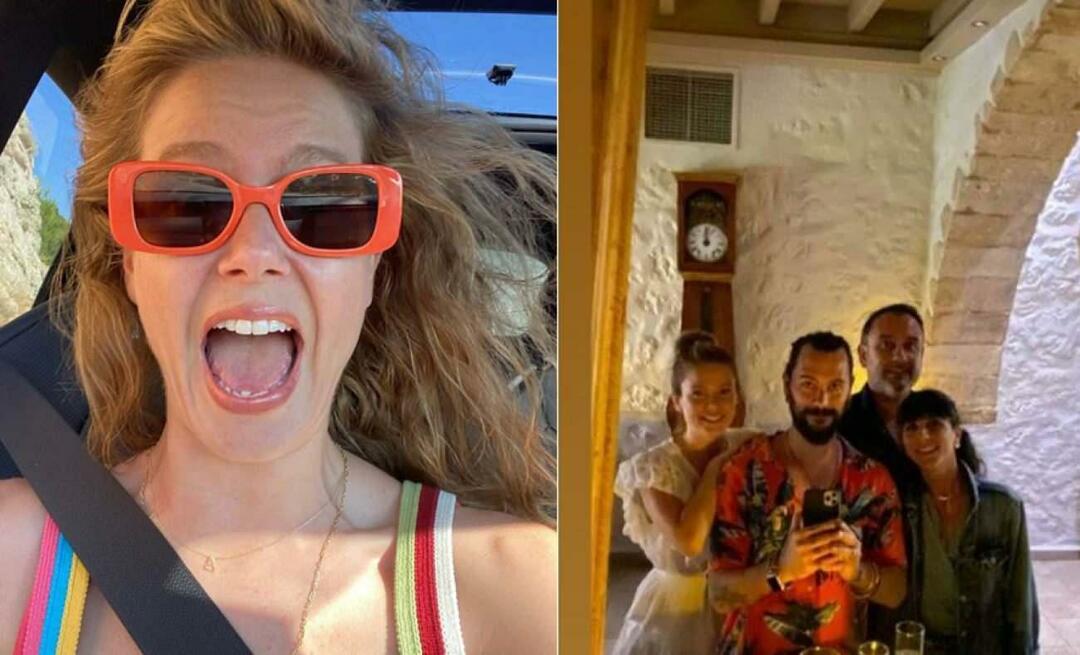 Burcu Biricik, Nalan do Garota do Copo, compartilhou foto com o marido! Seu humor romântico era muito falado.