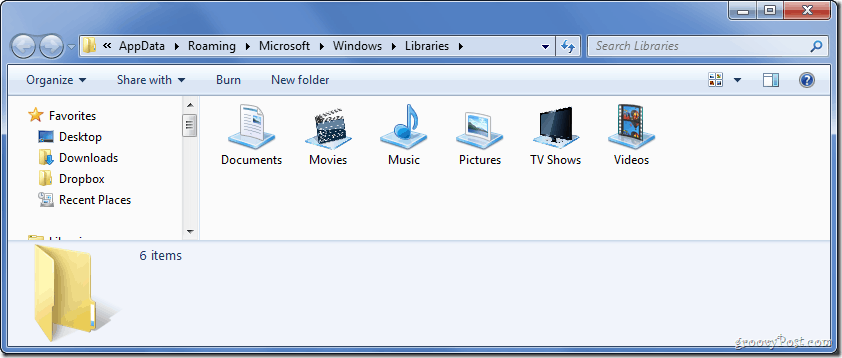 Como alterar o ícone de uma biblioteca do Windows 7