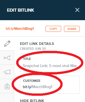 criar link um pouco
