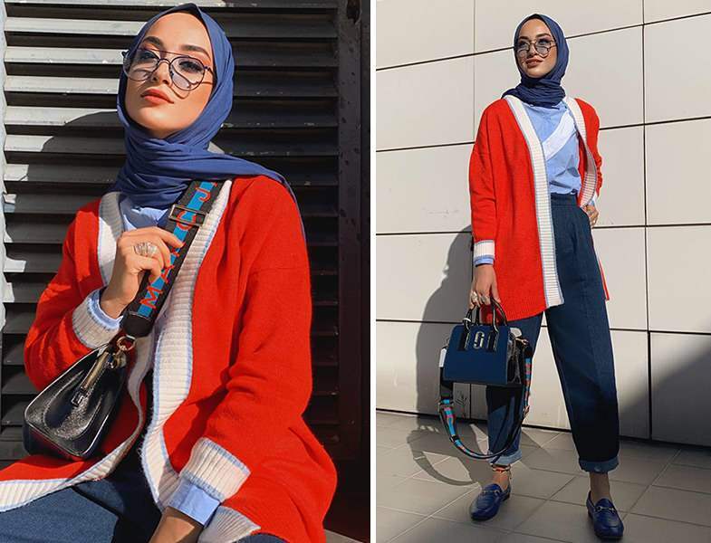 Modelos de cardigã que se destacam no hijab de 2021 | Como combinar cardigans?