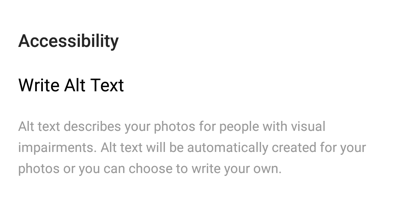 Como adicionar texto alternativo às postagens do Instagram, descrição do texto alternativo e a que finalidade ele serve