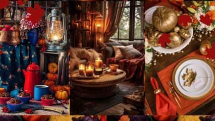 Quais são os produtos decorativos adequados para o outono? Como deve ser a decoração de outono?