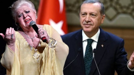 Palavras louváveis ​​de Neşe Karaböcek ao Presidente Erdoğan