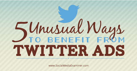 benefícios dos anúncios do Twitter
