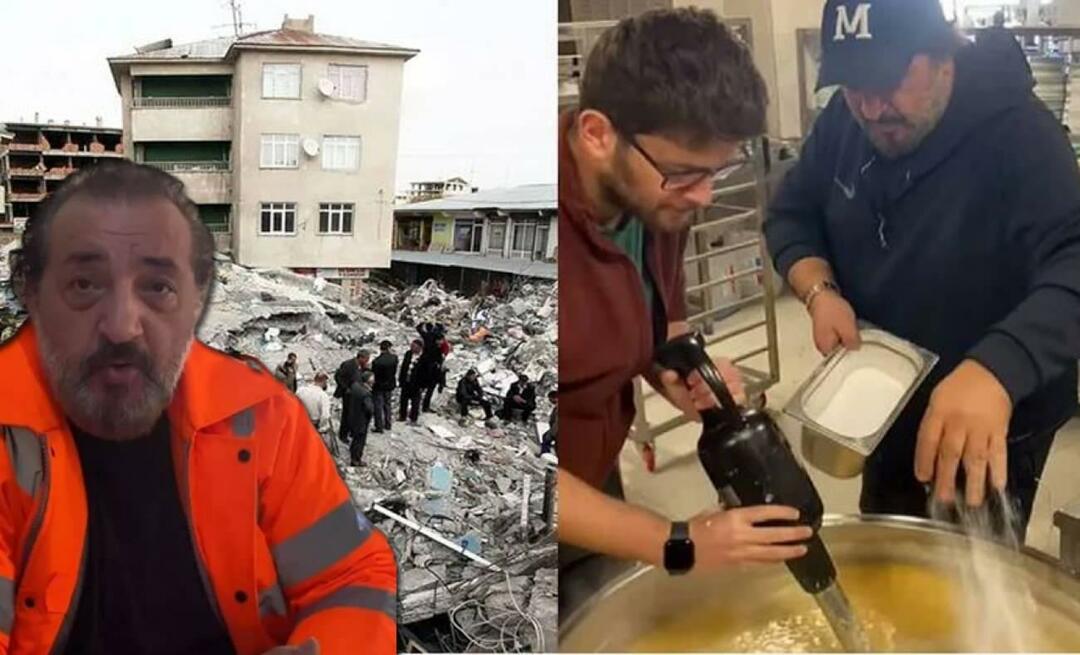 O chefe Mehmet Yalçınkaya, que trabalhou duro na área do terremoto, chamou a todos! 