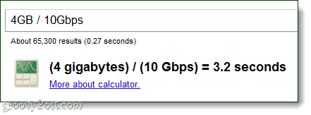 calcular a velocidade do raio via google