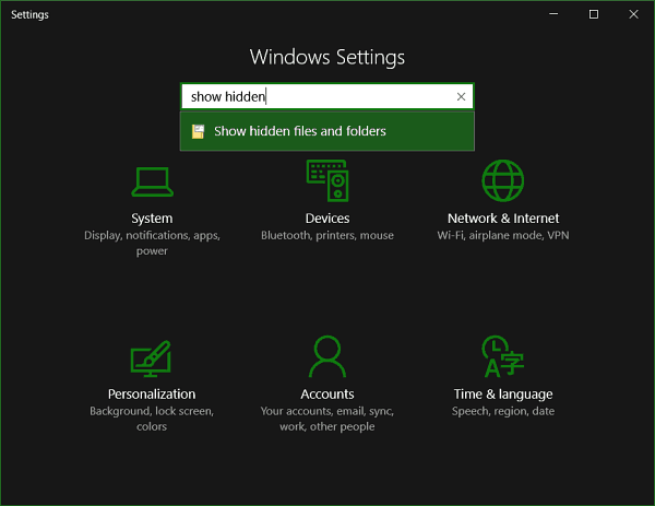 Como mostrar arquivos e pastas ocultos no Windows 10