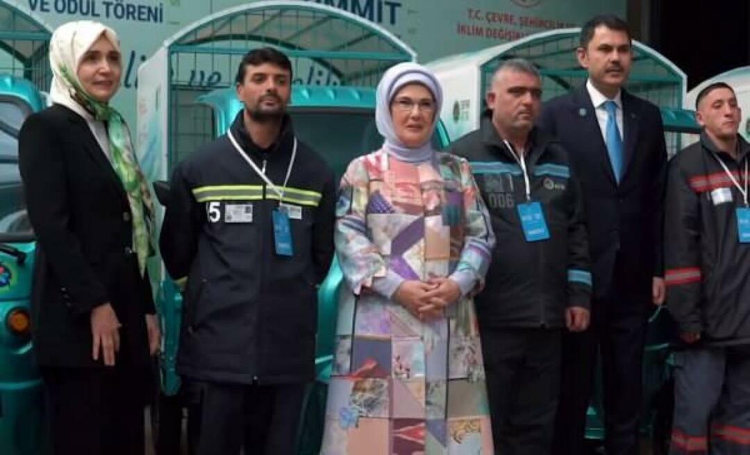 Emine Erdoğan dirigiu-se a crianças e jovens no âmbito do projeto 'Zero Waste'!