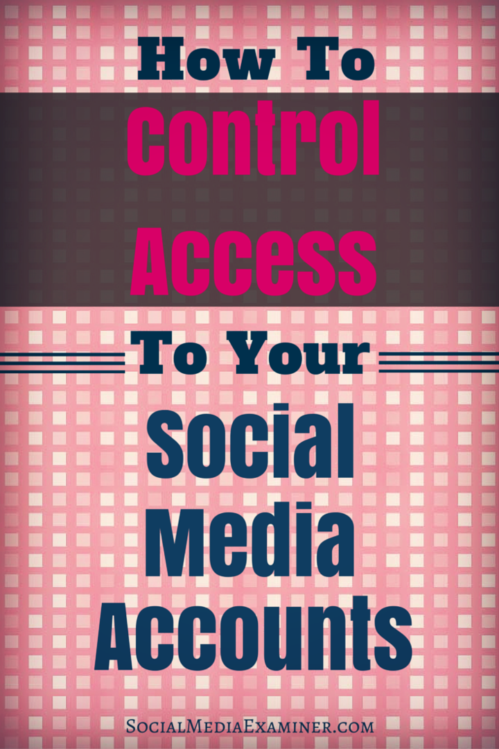como controlar o acesso às suas contas de mídia social