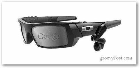 Óculos Android do Google em ação