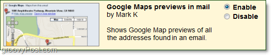 Revisão das visualizações do Google Maps no Gmail Labs