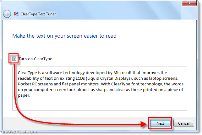 Como ler texto no Windows 7 mais fácil com o ClearType