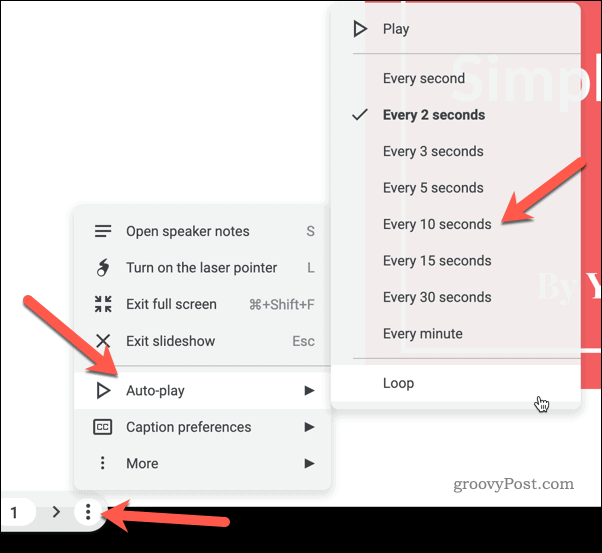 Automatize uma apresentação do Google Slides