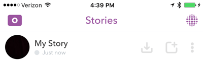 Salve toda a sua história do Snapchat no final de cada dia.