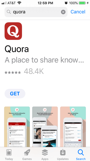 Acesse o Quora no desktop ou celular.